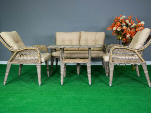 Paris Rattan Çay Seti | Bahçe Mobilyaları - Görsel 2
