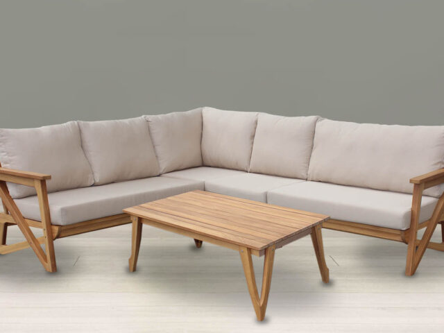 İroko Triangle Köşe Oturma Grubu