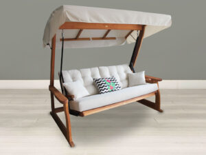 İroko Akçay Yatarlı Salıncak | Bahçe Mobilyaları - Görsel 1